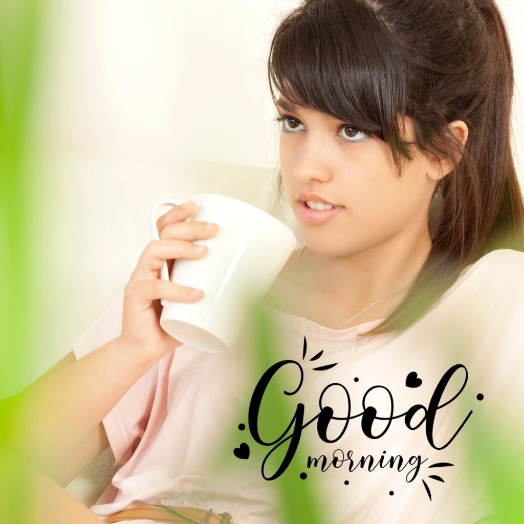 small Girl Good Morning Images
